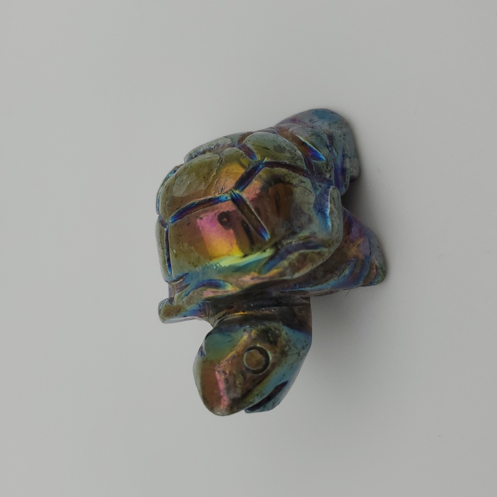 Titanium Aura Quartz Turtle 🐢
